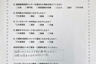 【債務整理】30代女性 無料相談